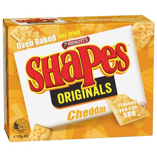 Arnotts Shapes Cheddar (175grm)